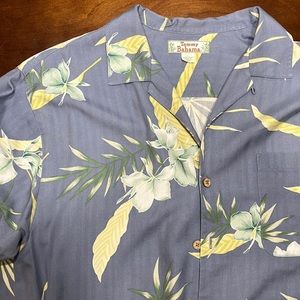 Tommy Bahama Large (L) 100% Floral Silk Shirt